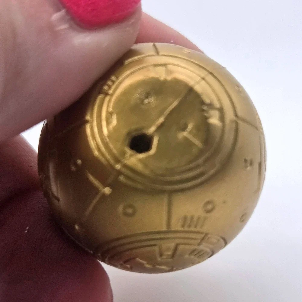 Hasbro Star Wars BB-8 Droid Figure Small Gold Good Condition Metallic